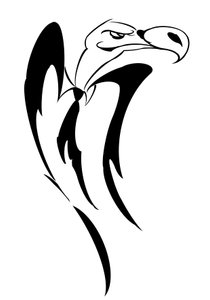 Vulture - allegorical illustration of financial markets